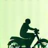 Motorrad Icon für Vignettenklasse